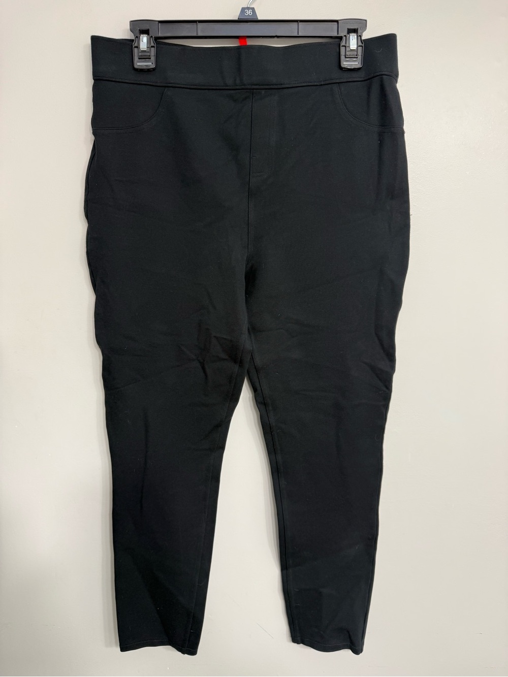 SPANX Black Ponte Ankle Slim Pants